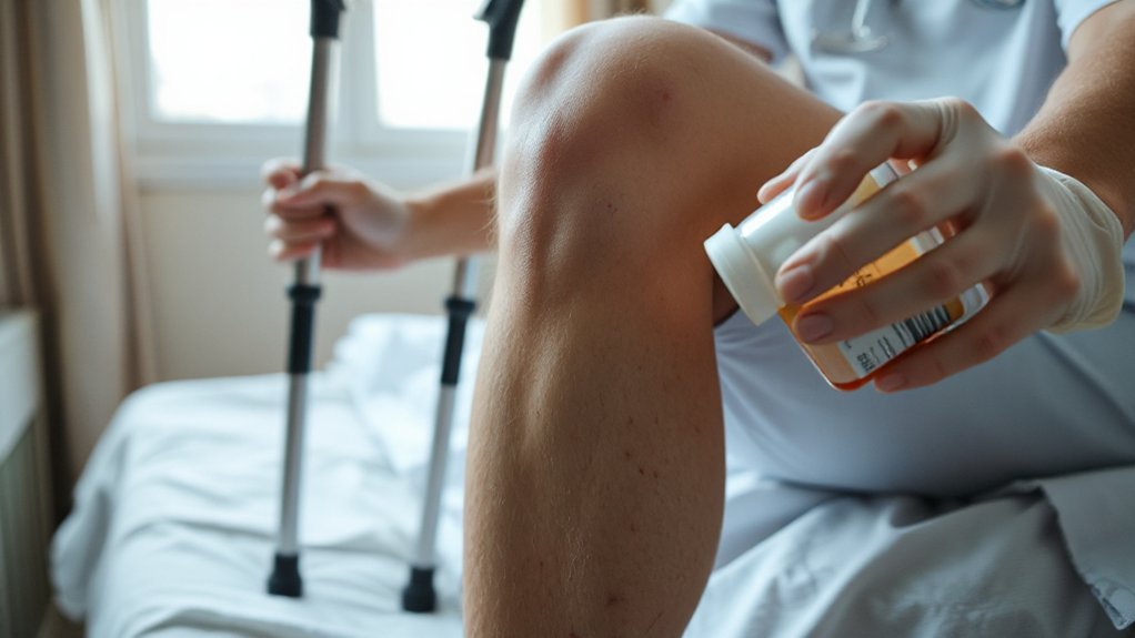 manageable post op knee pain