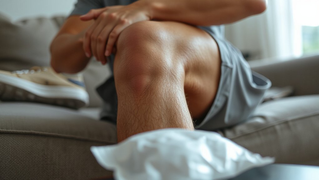 urgent sudden knee swelling